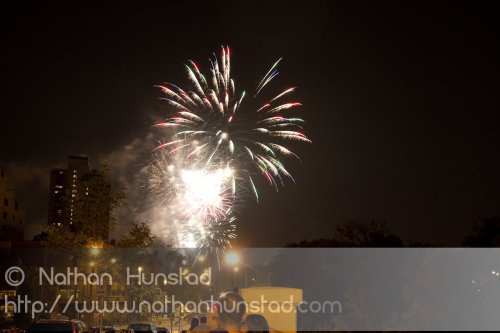 Minneapolis fireworks on 4 July 2010